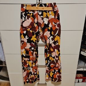 Anthropologie Floral Flare Jeans - Multicolor